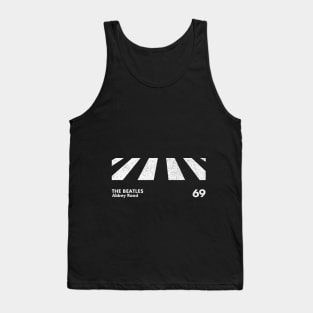 Abbey Road / Minimal Graphic Design Tribute Tank Top